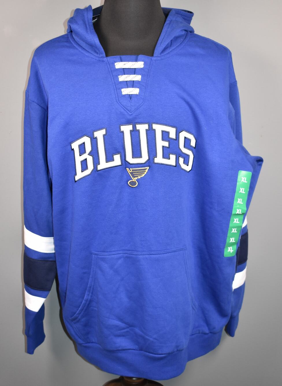 Mens NHL St. Louis Blues Hockey Hoodie Sweatshirt Brand New with Tags Size XL